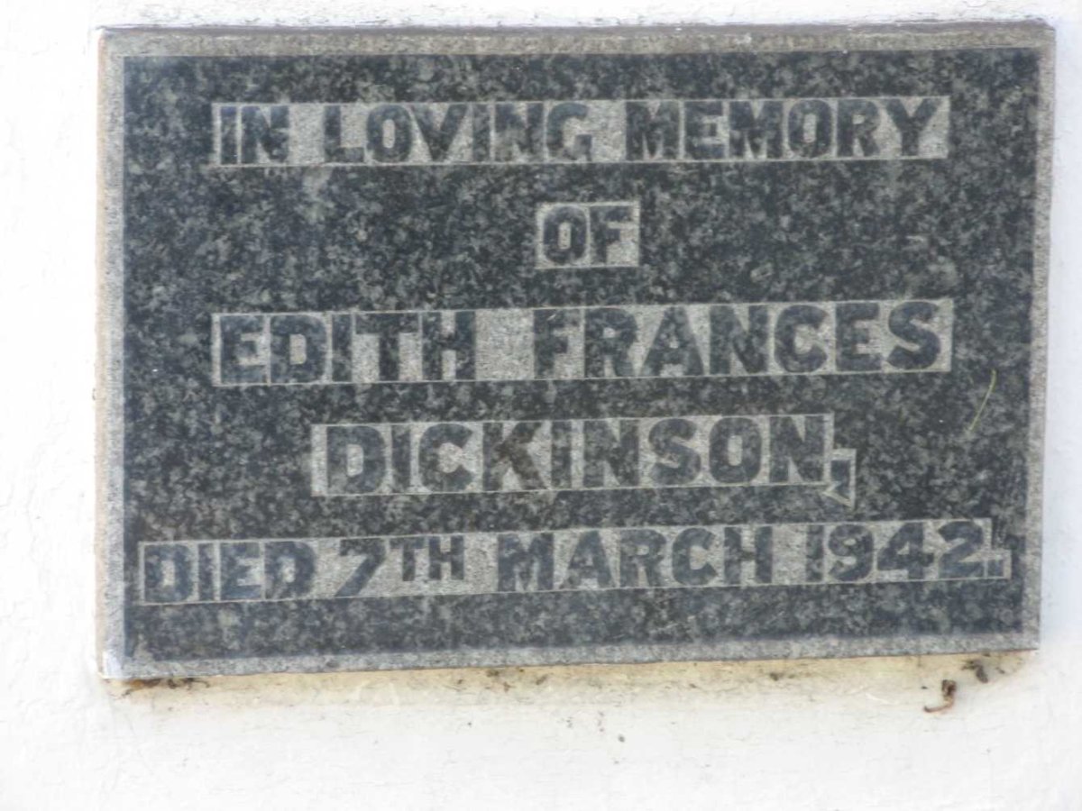 DICKINSON Edith Frances -1942