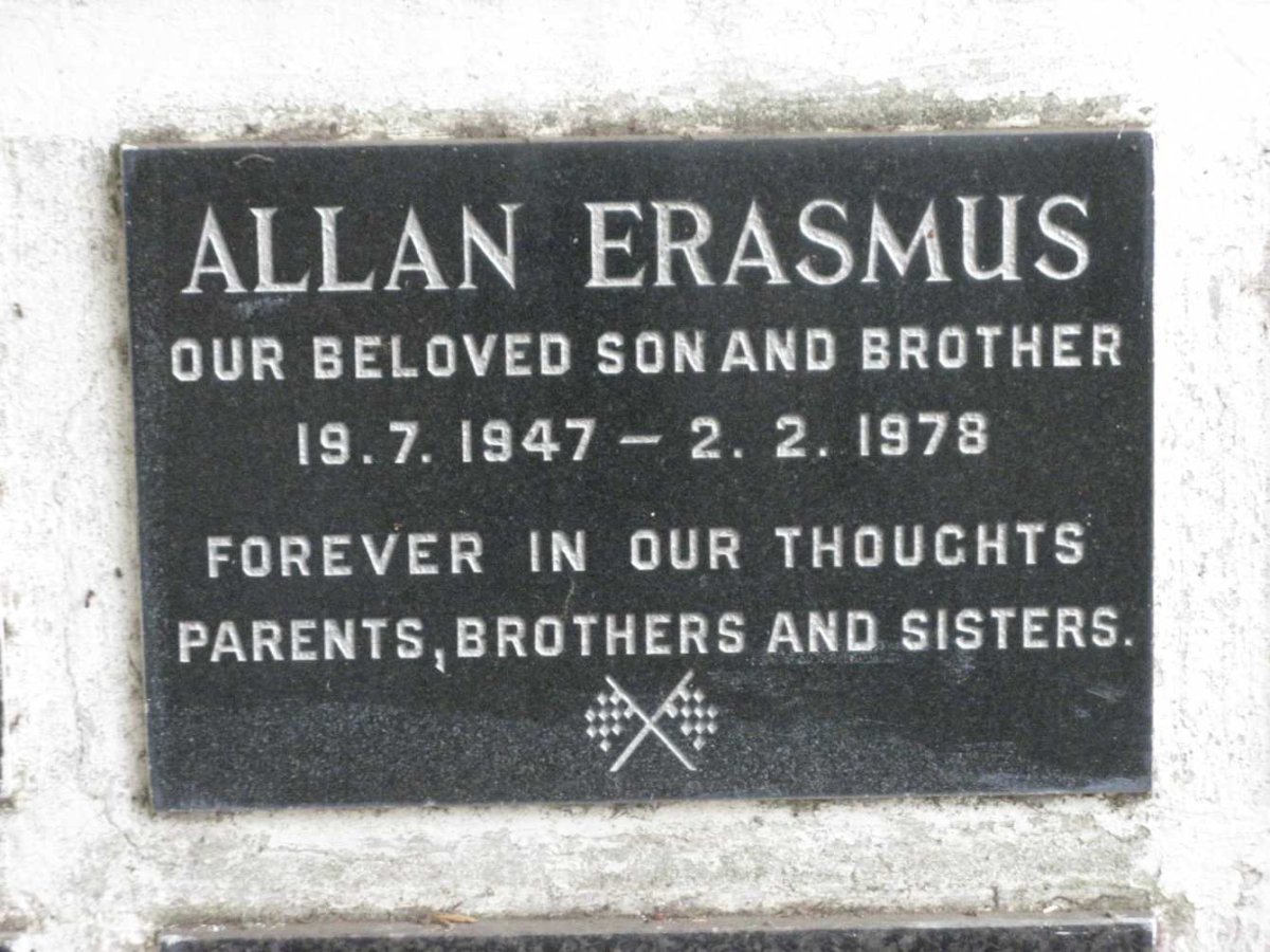 ERASMUS Allan 1947-1978
