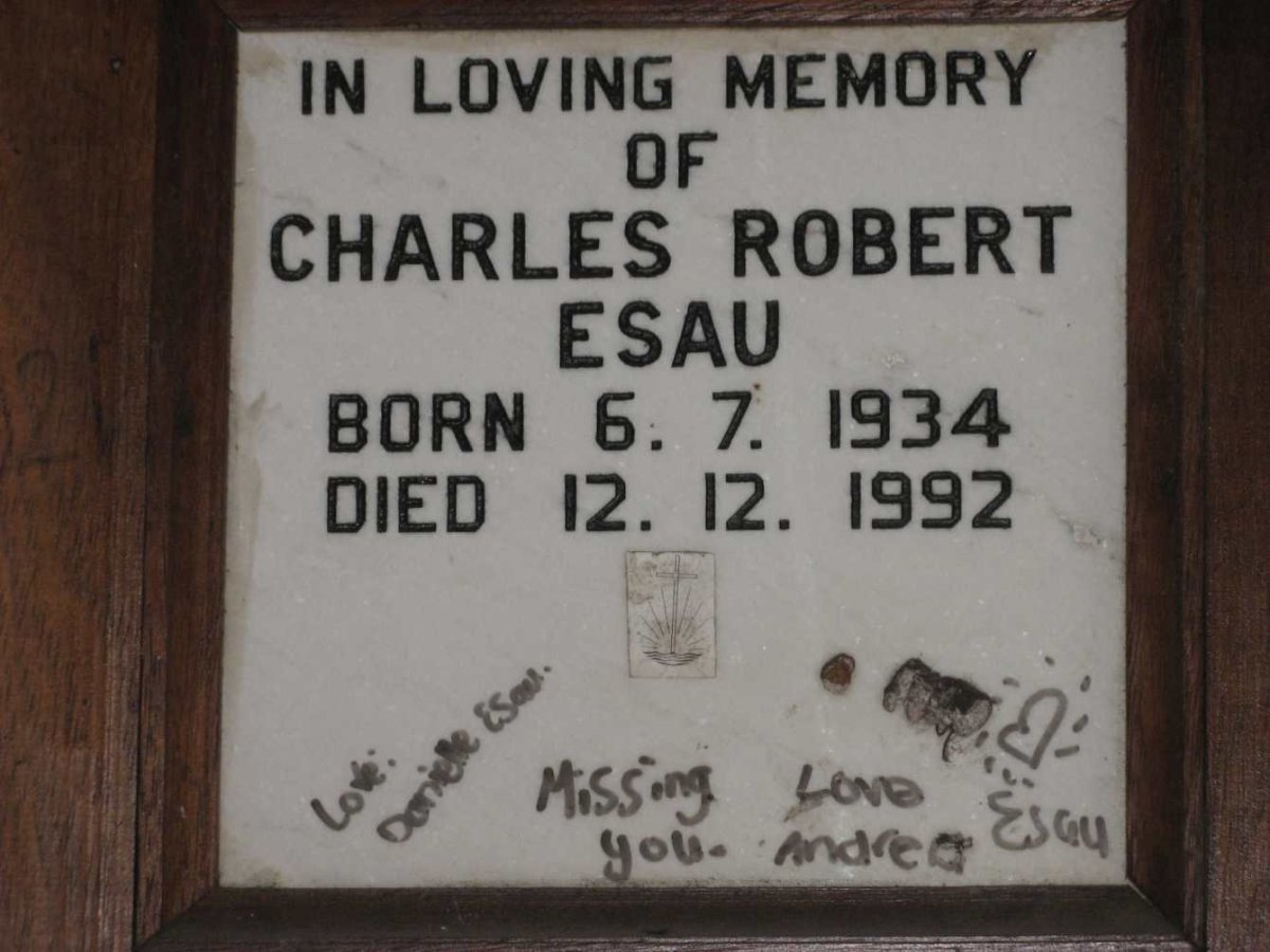 ESAU Charles Robert 1934-1992