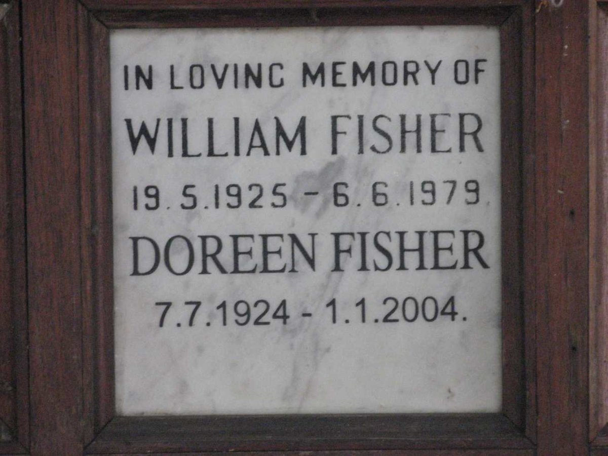 FISHER William 1925-1979 &amp; Doreen 1924-2004