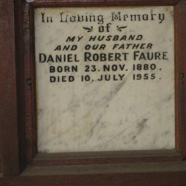 FAURE Daniel Robert 1880-1955