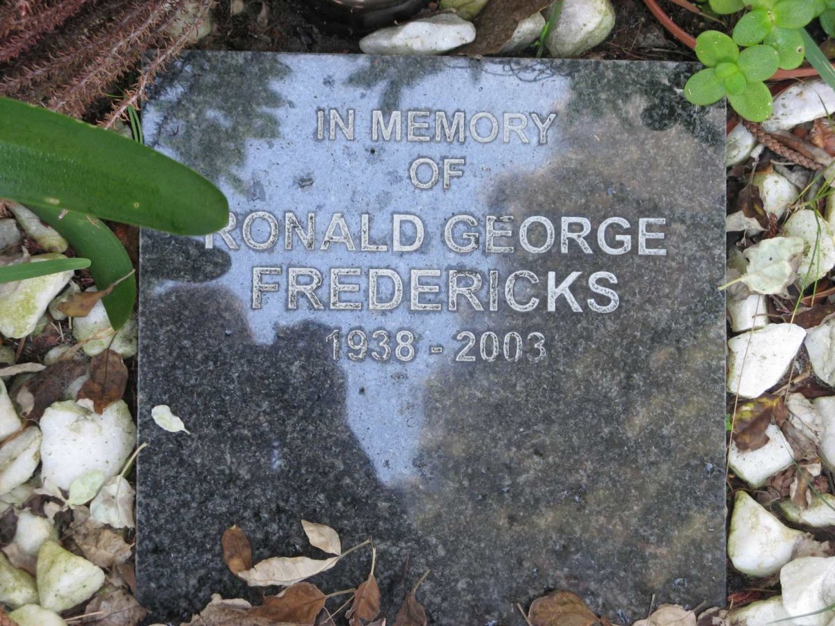 FREDERICKS Ronald George 1938-2003
