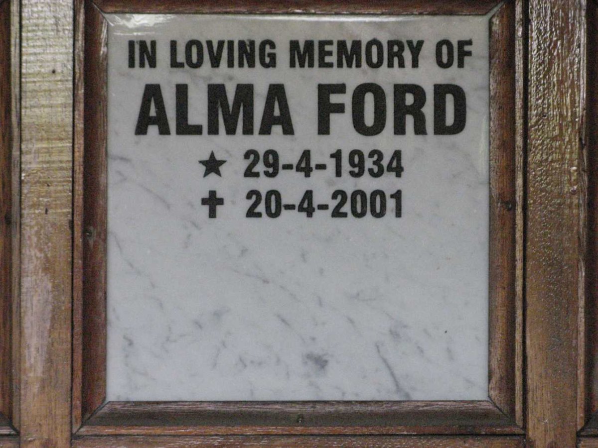 FORD Alma 1934-2001
