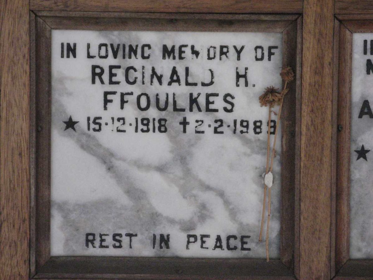 FFOULKES Reginald H. 1918-1989