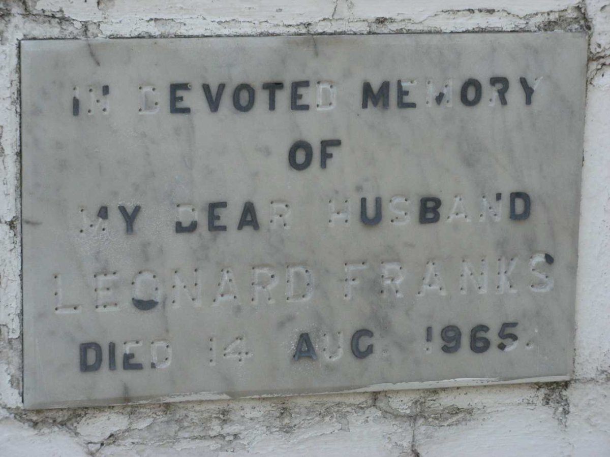 FRANKS Leonard -1965