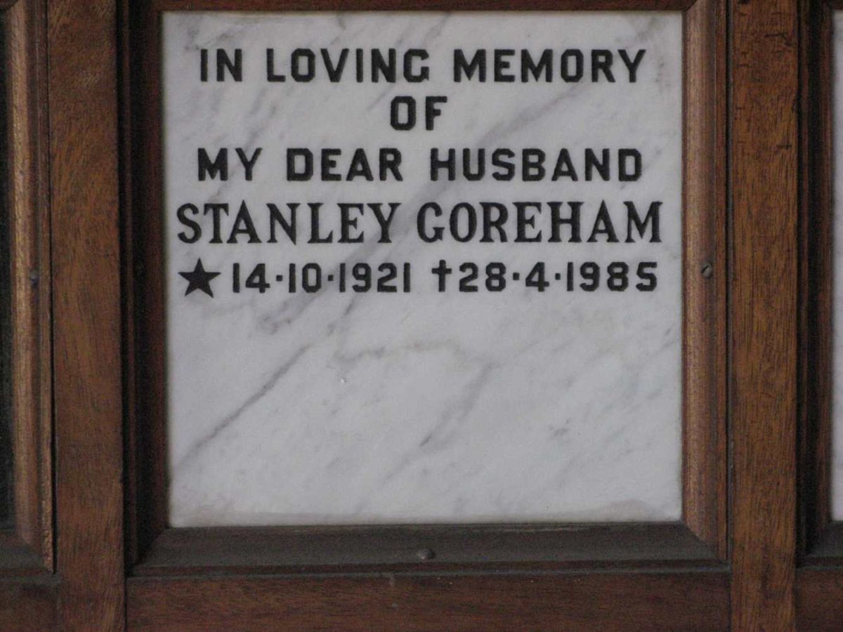 GOREHAM Stanley 1921-1985