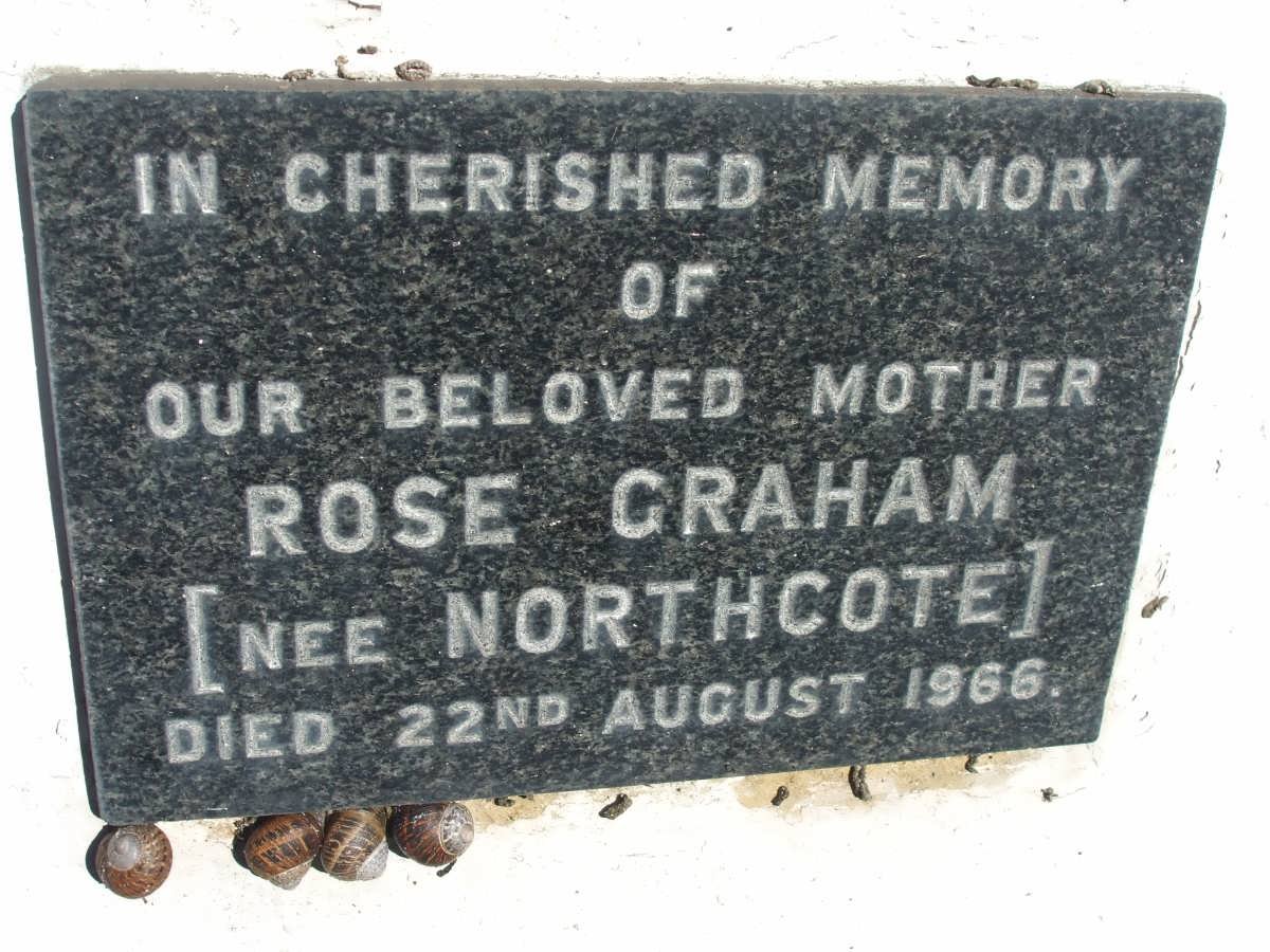GRAHAM Rose nee NORTHCOTE -1966
