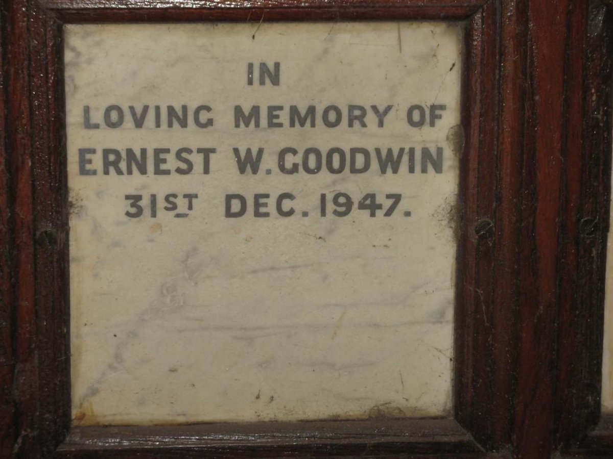 GOODWIN Ernest W. -1947