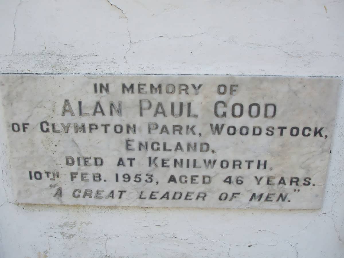GOOD Alan Paul -1953