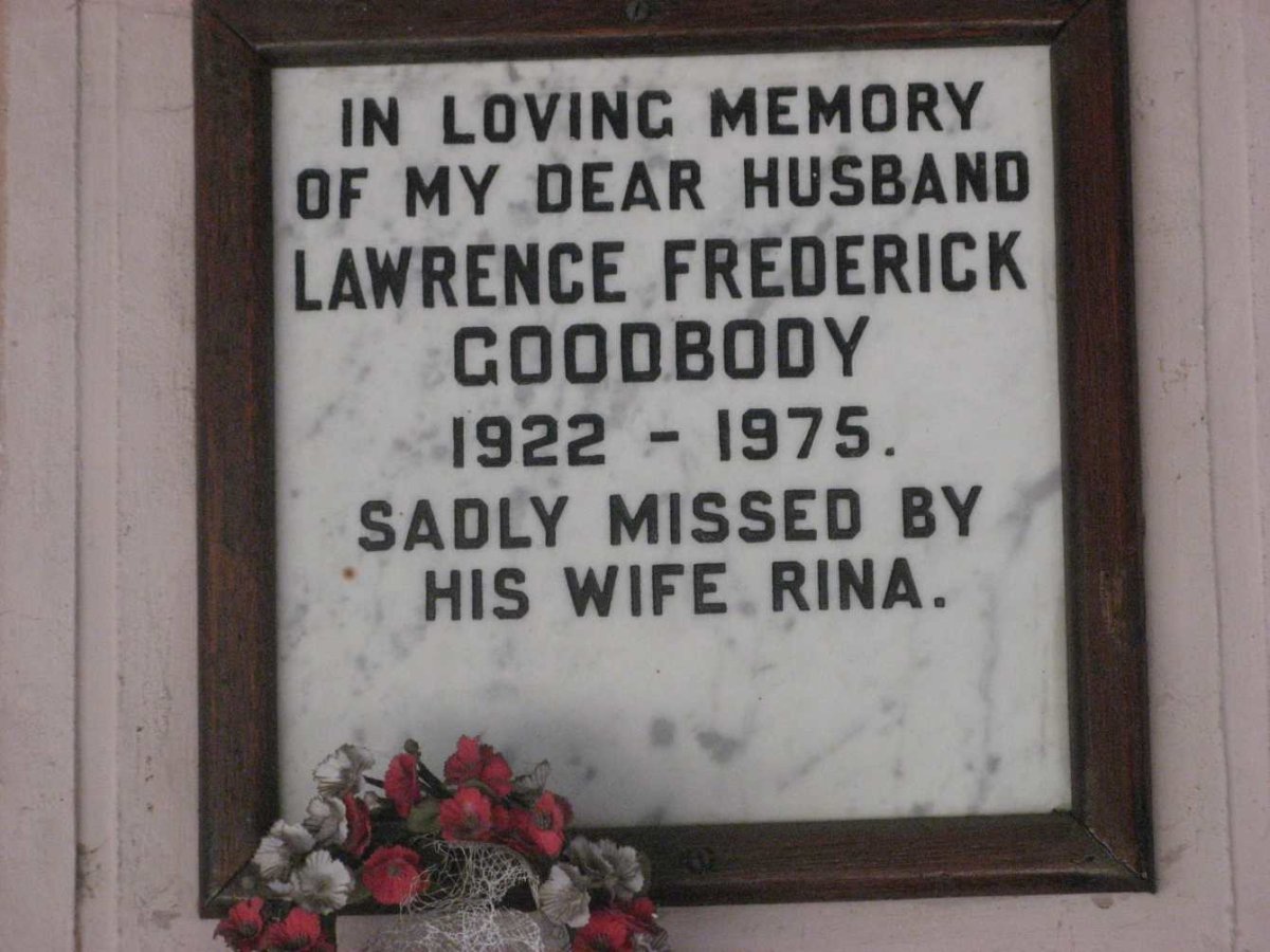 GOODBODY Lawrence Frederick 1922-1975