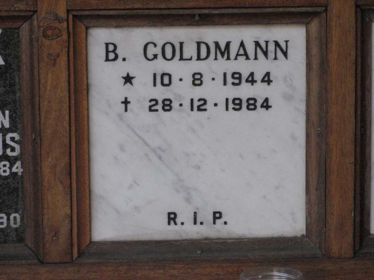 GOLDMANN B. 1944-1984