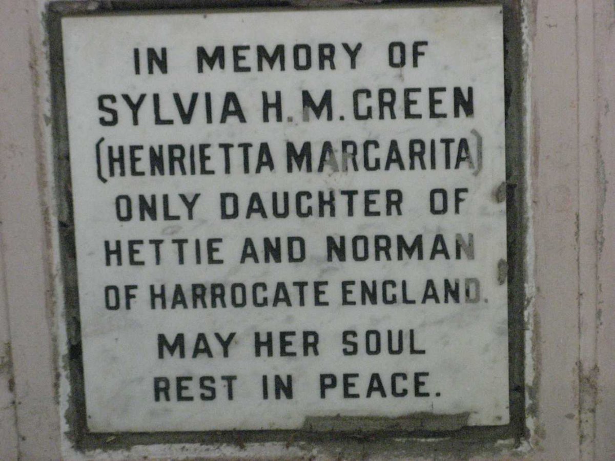 GREEN Sylvia Henrietta Margarita