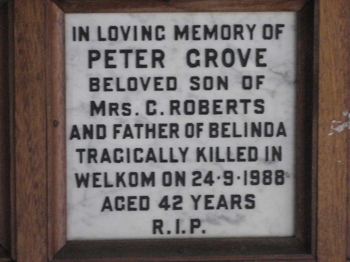 GROVE Peter -1988