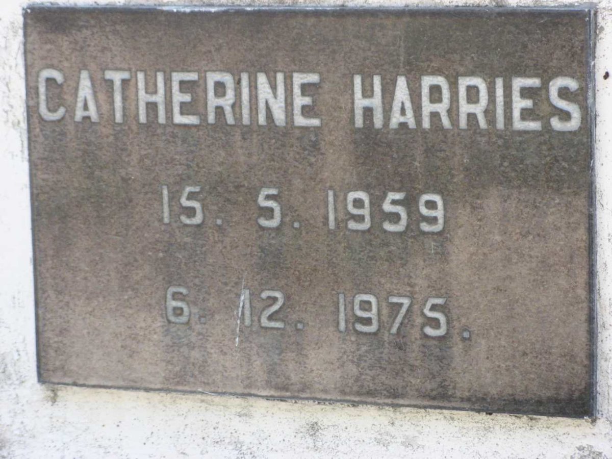 HARRIES Catherine 1959-1975