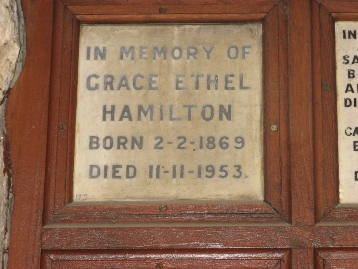HAMILTON Grace Ethel 1869-1953