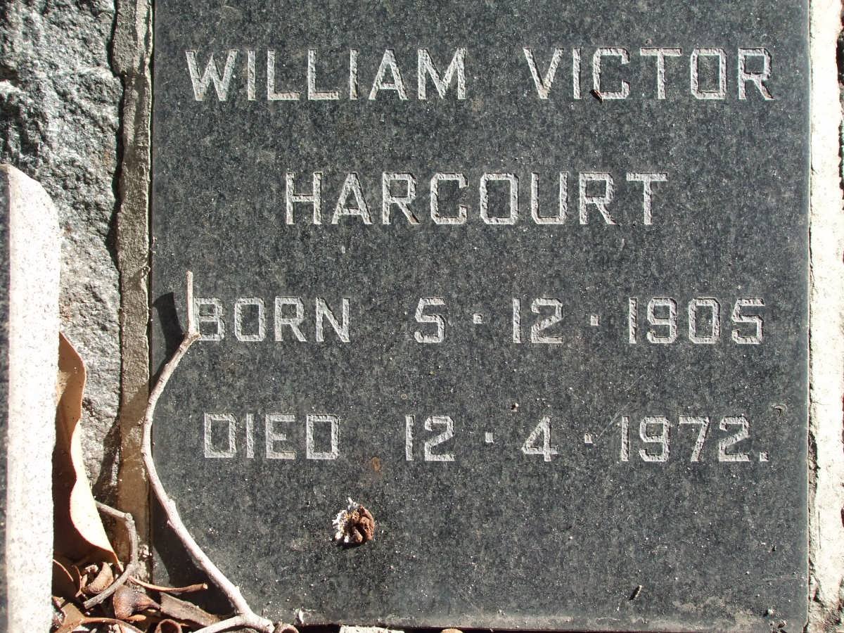 HARCOURT William Victor 1905-1972