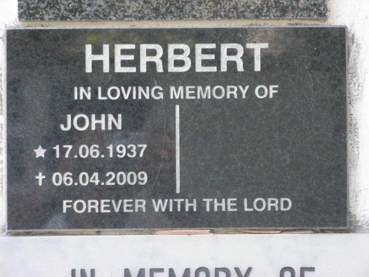 HERBERT John 1937-2009