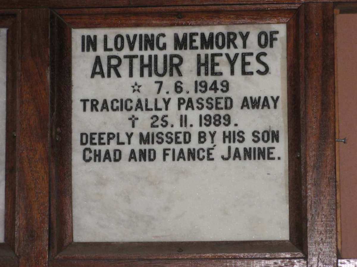 HEYES Arthur 1949-1989