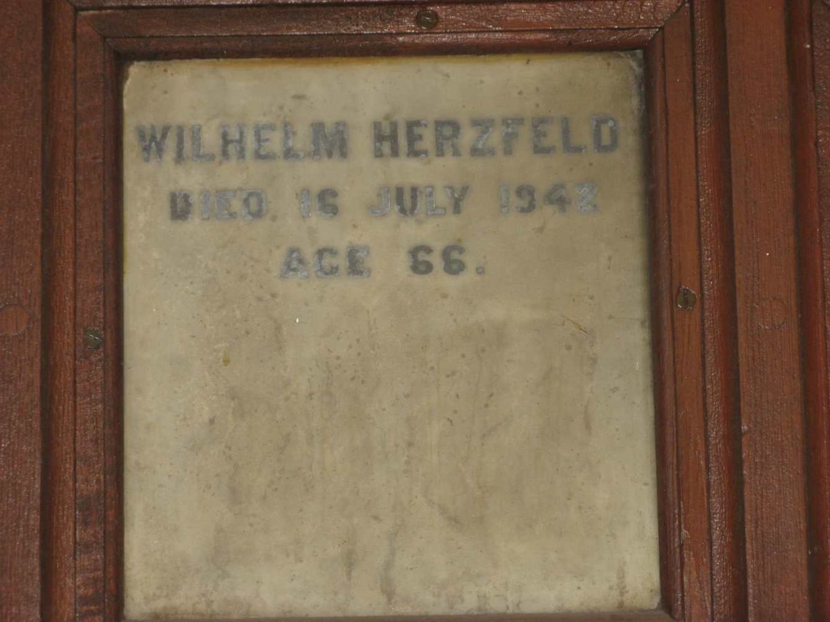 HERZFELD Wilhelm -1942