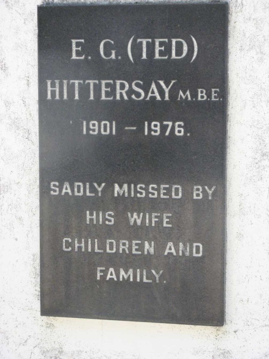 HITTERSAY E.G. 1901-1976