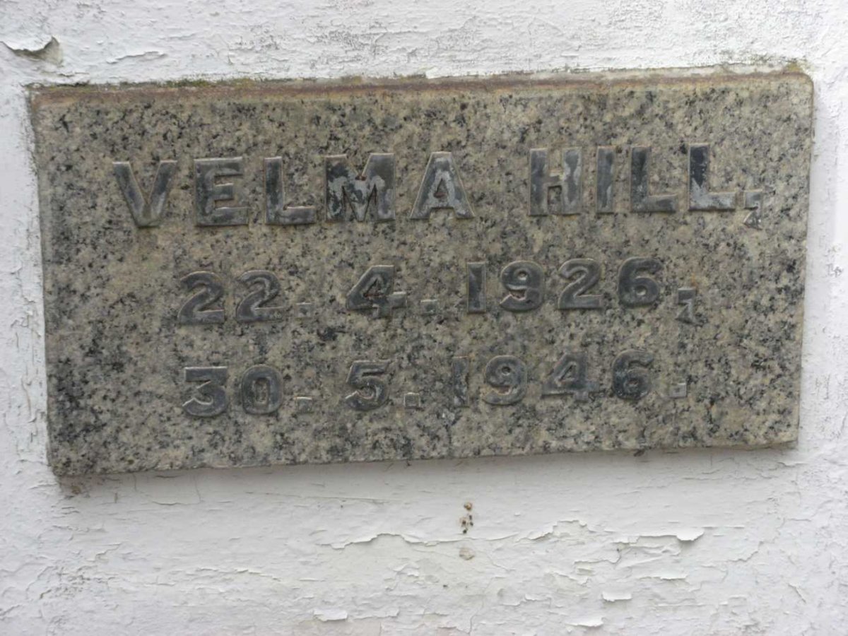 HILL Velma 1926-1946