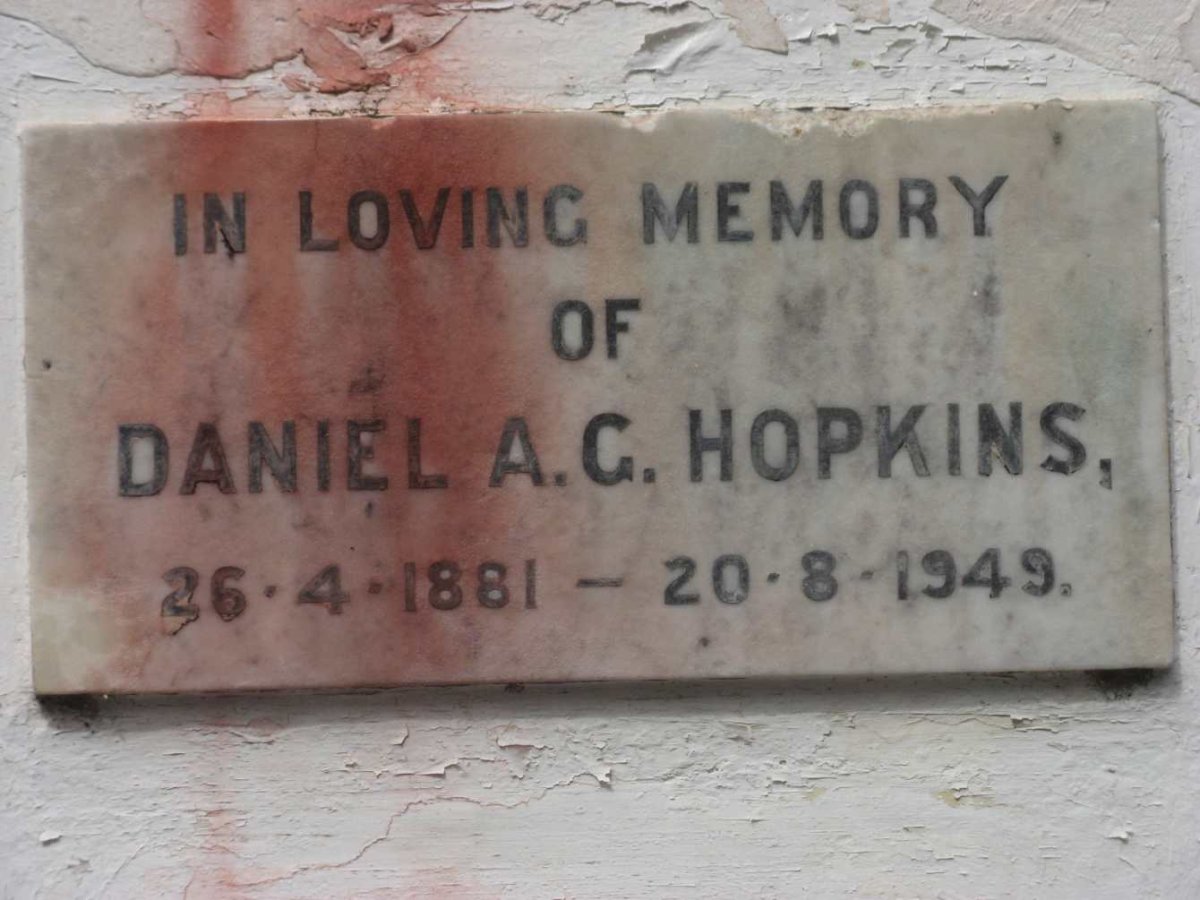 HOPKINS Daniel A.G. 1881-1949