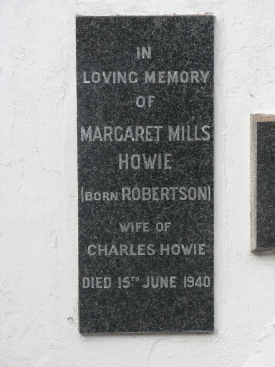 HOWIE Margaret Mills nee ROBERTSON -1940