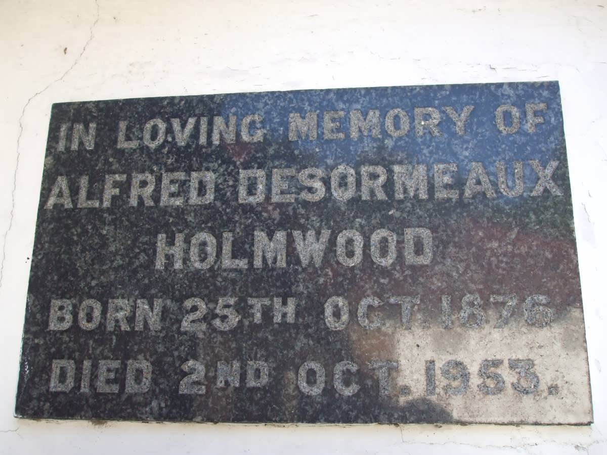 HOLMWOOD Alfred Desormeaux 1876-1953