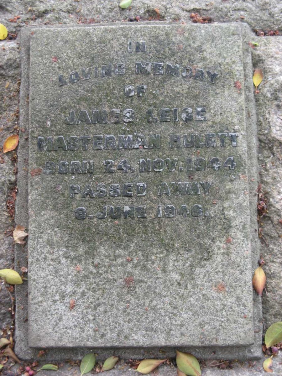 HULETT James Leige Masterman 1944-1946