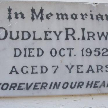 IRWIN Dudley -1952