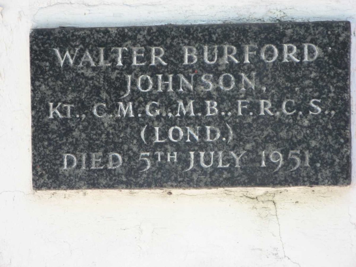 JOHNSON Walter Burford -1951