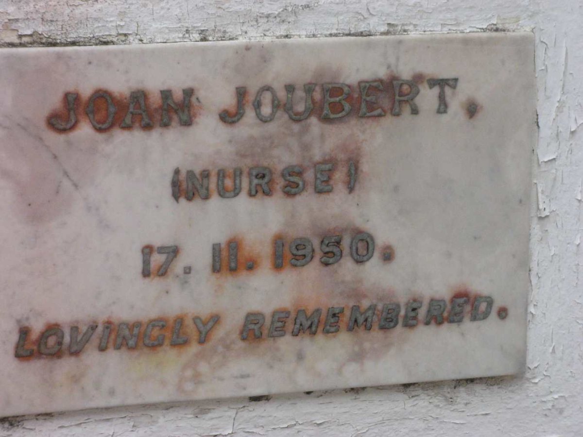 JOUBERT Joan nee NURSE -1950