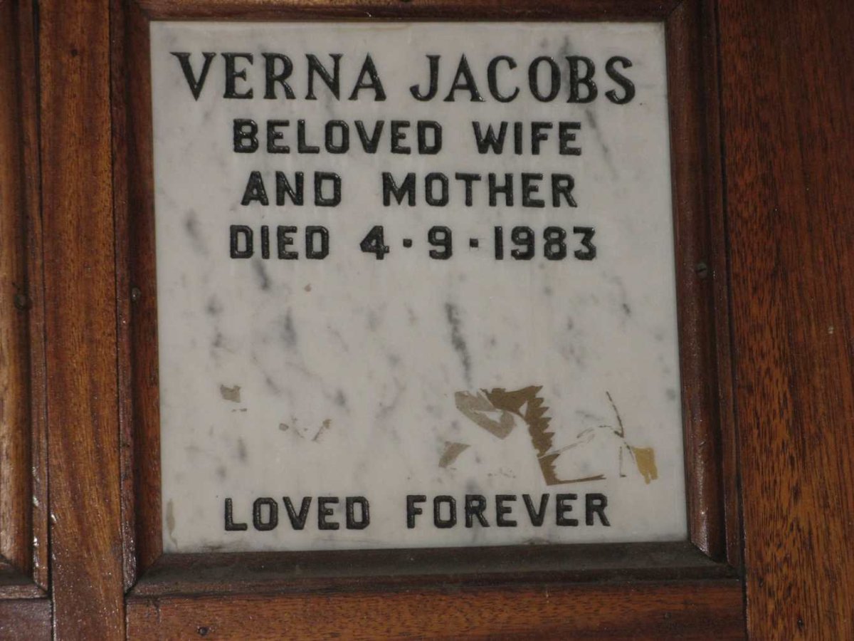 JACOBS Verna -1983