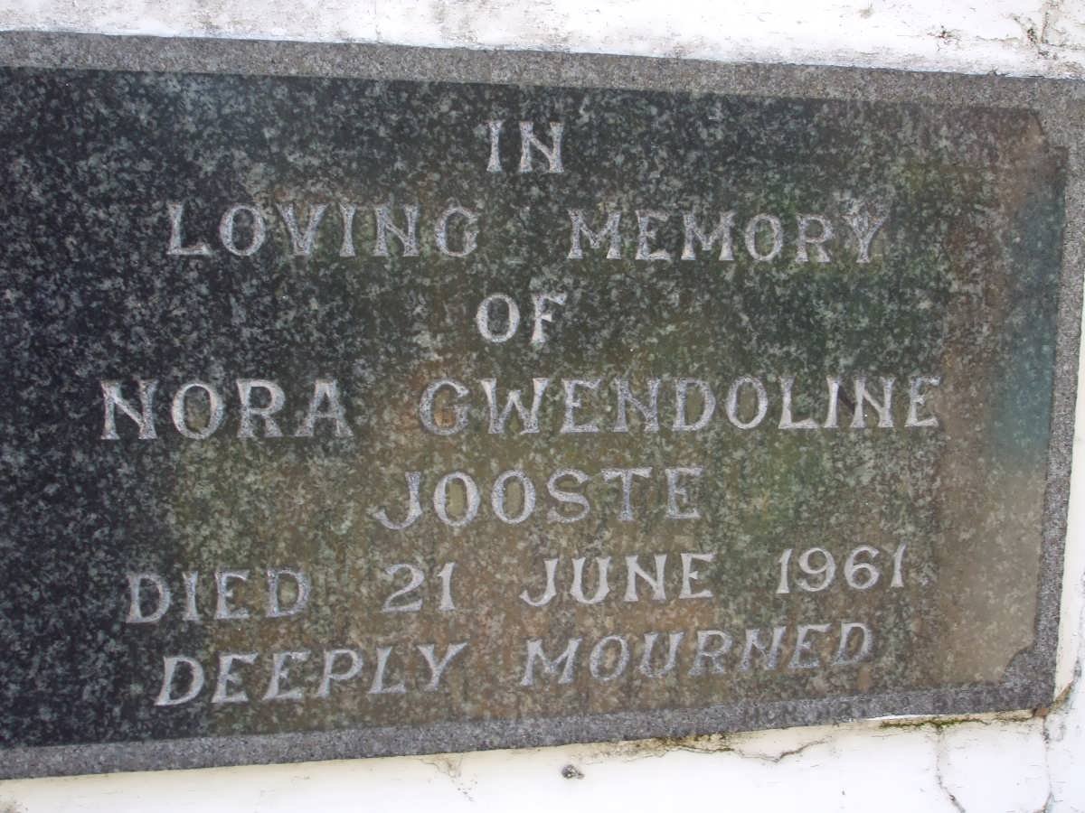 JOOSTE Nora Gwendoline -1961