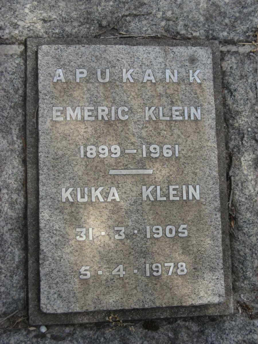 KLEIN Apukank Emeric 1899-1961 &amp; Kuka 1905-1978