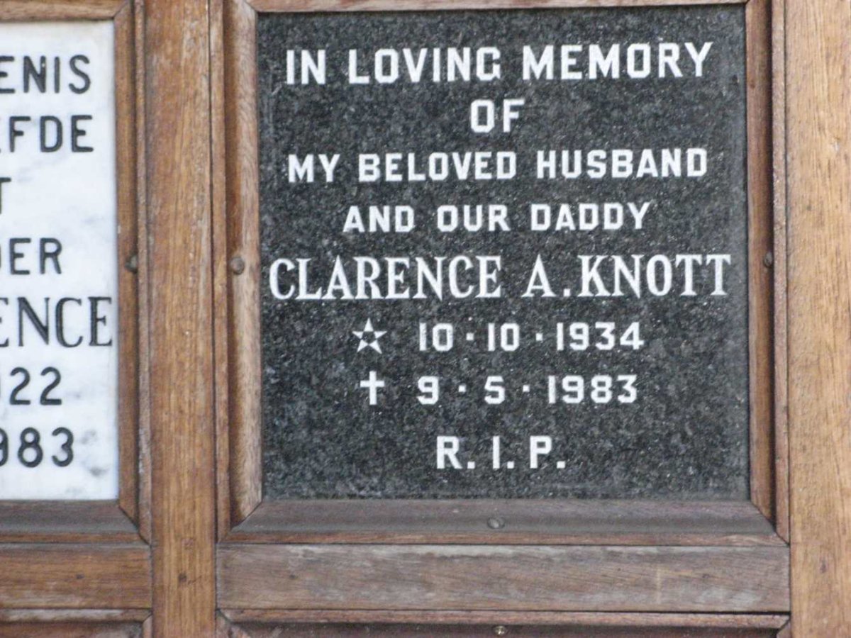 KNOTT Clarence A. 1934-1983