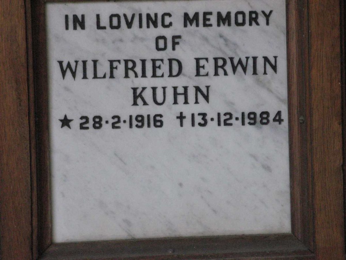 KUHN Wilfried Erwin 1916-1984