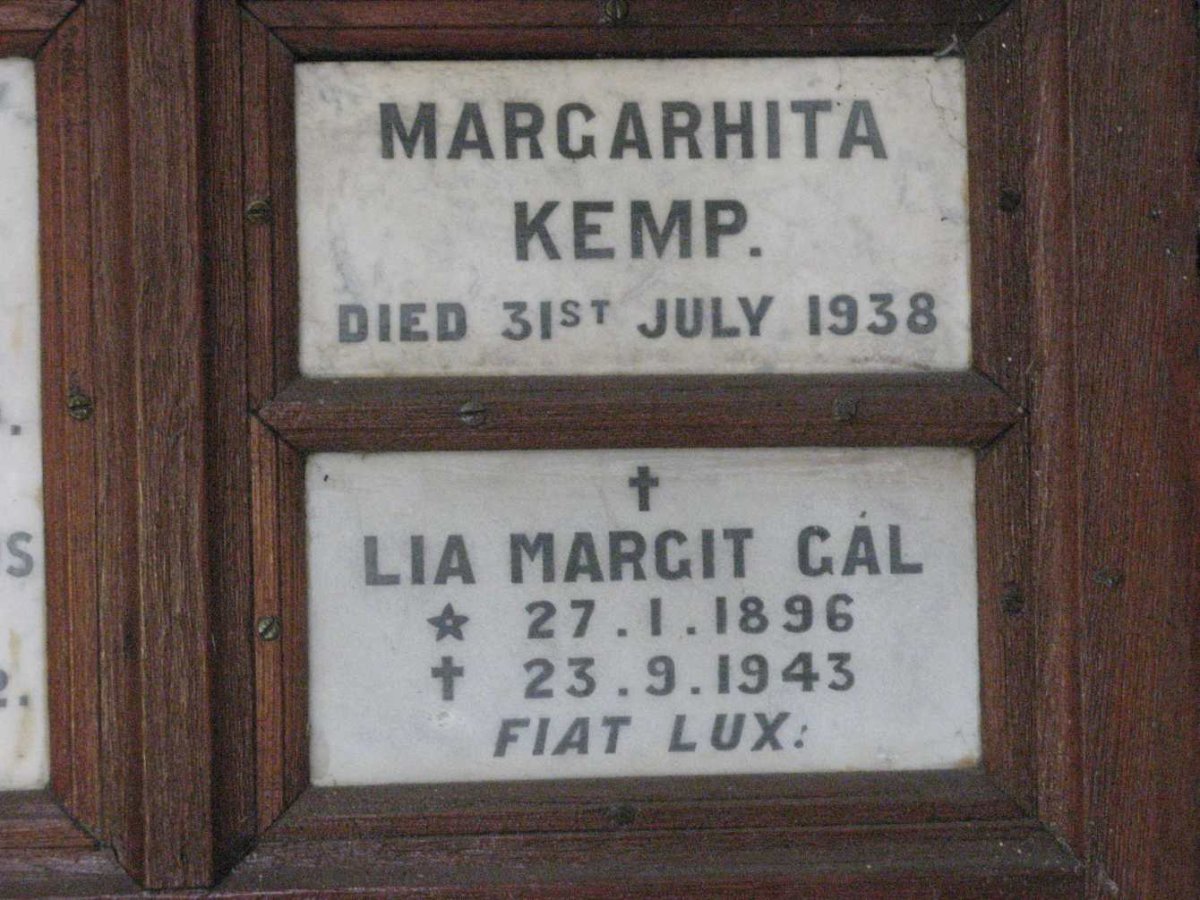 KEMP Margarhita -1938 :: GAL Lia Margit 1896-1943