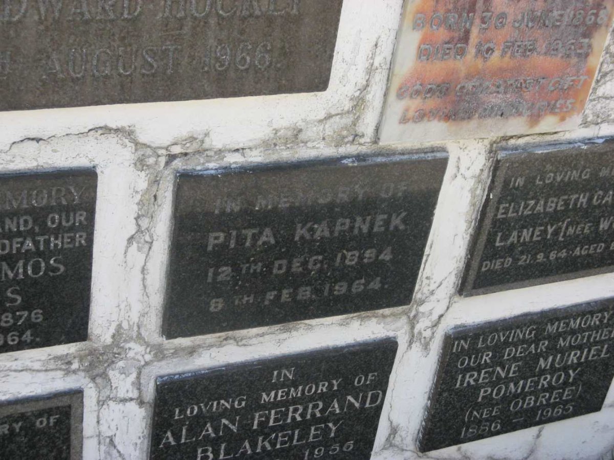 KAPNEK Pita 1894-1964
