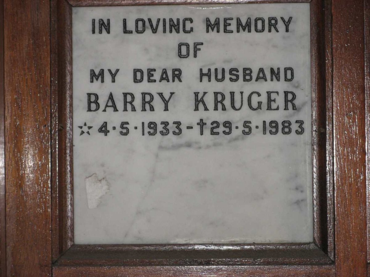 KRUGER Barry 1933-1983