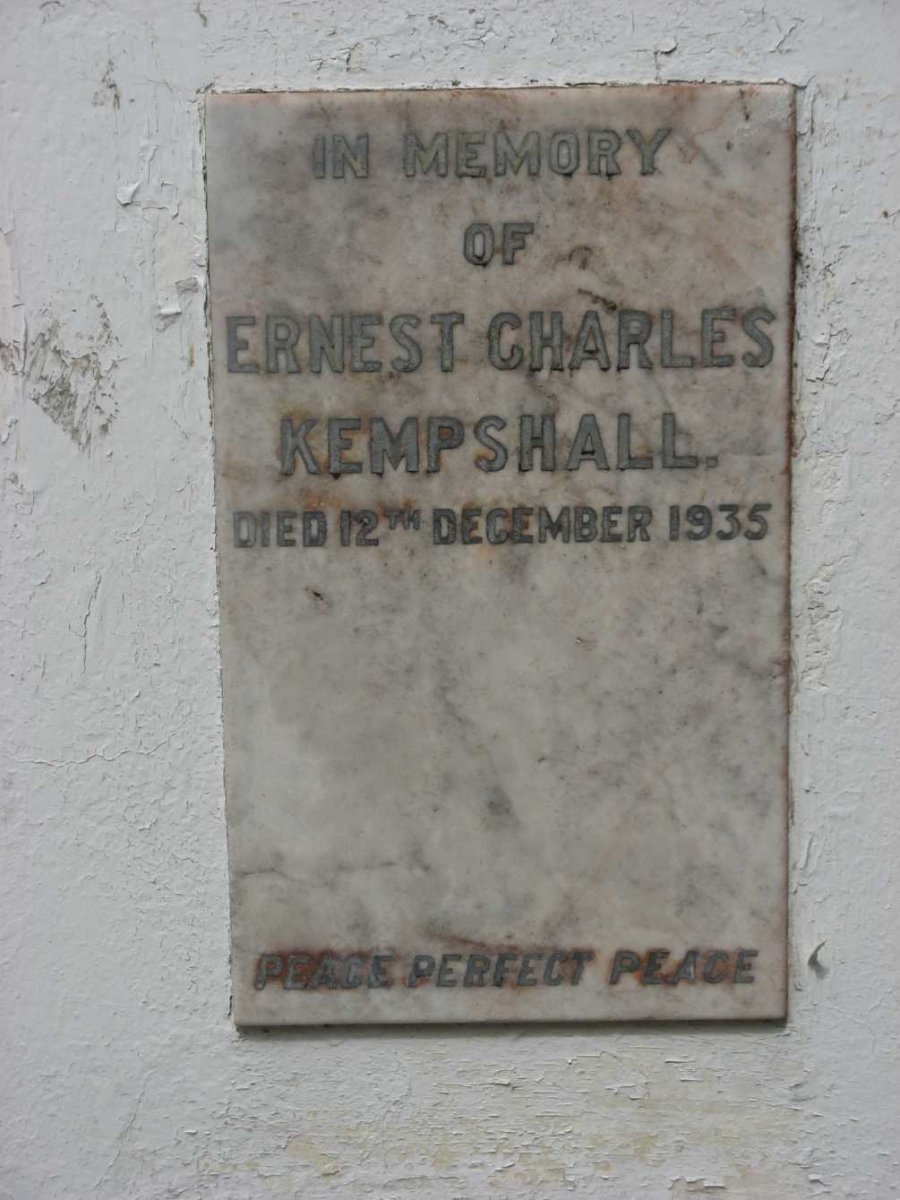 KEMPSHALL Ernest Charles -1935