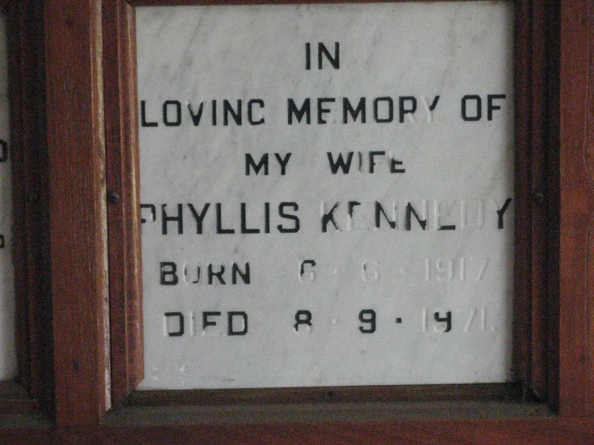 KENNEDY Phyllis 1917-1971