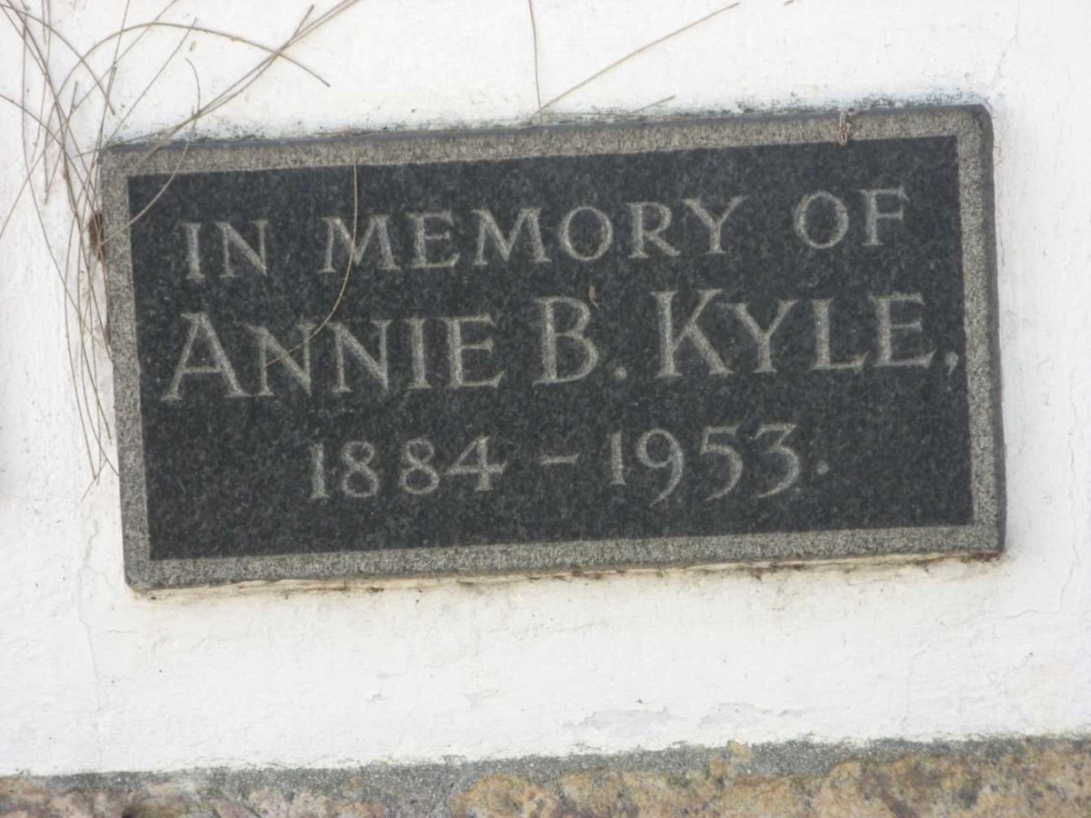 KYLE Annie B. 1884-1953