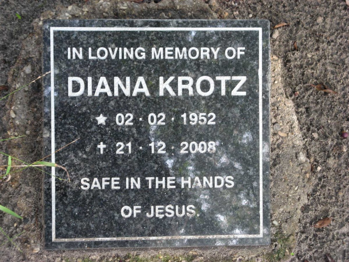 KROTZ Diana 1952-2008