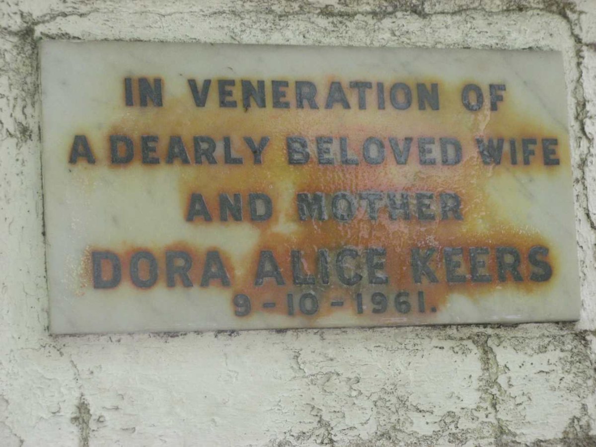 KEERS Dora Alice -1961