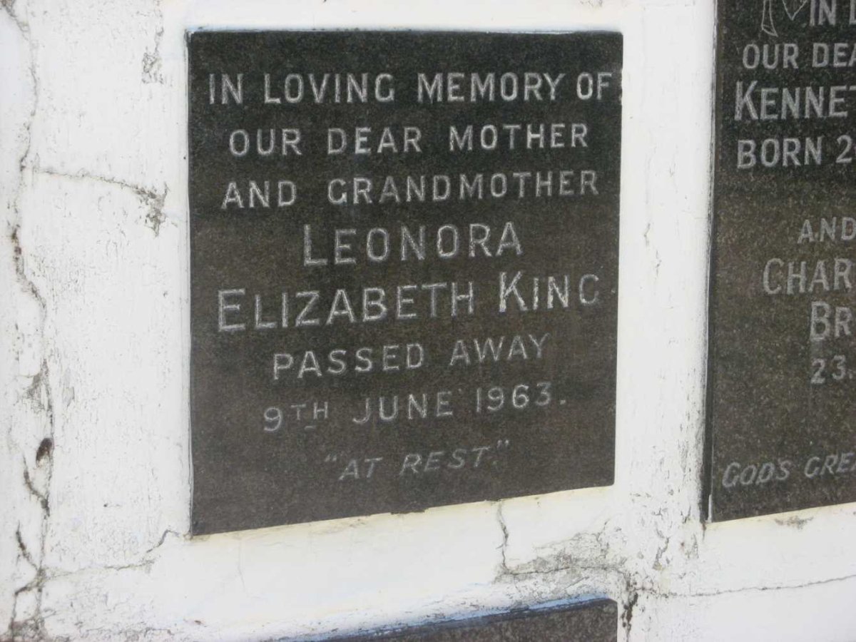 KING Leonora Elizabeth -1963