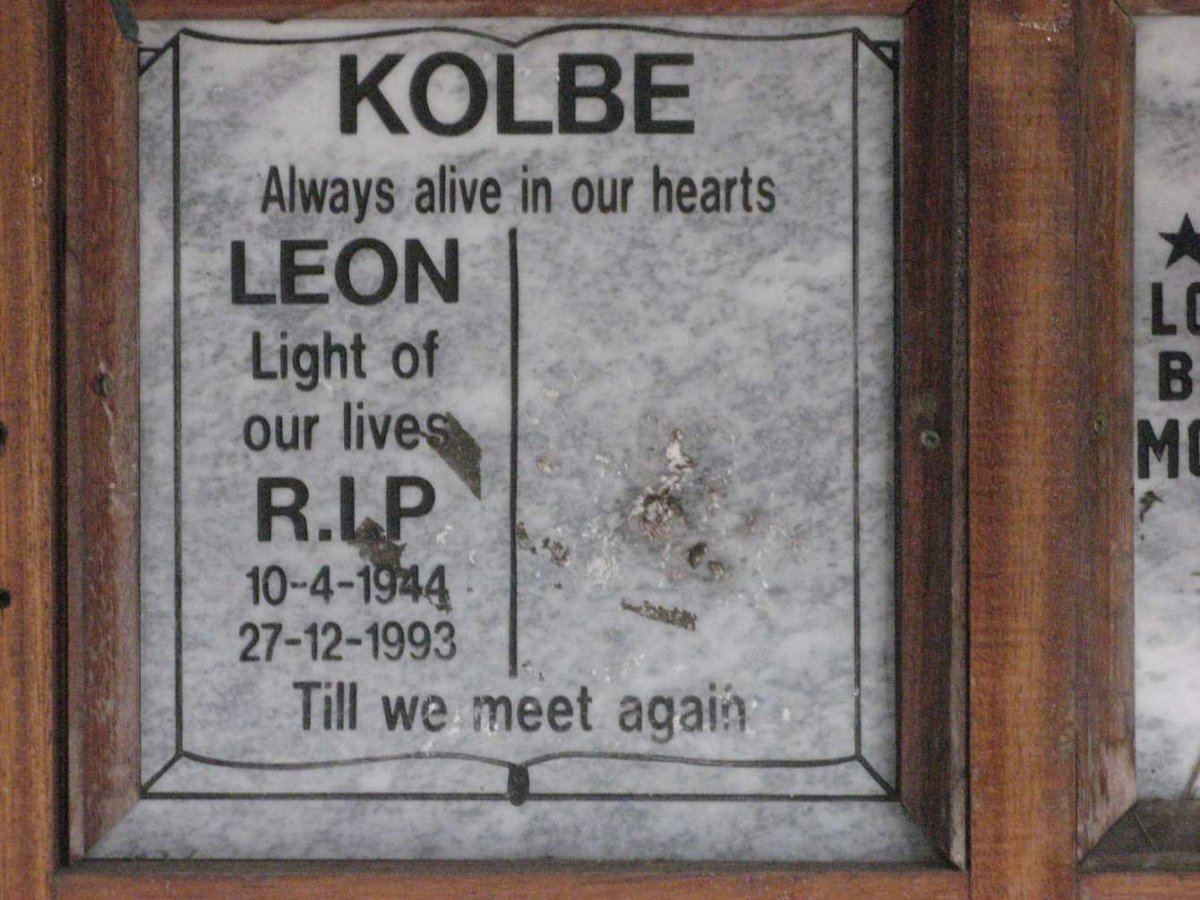 KOLBE Leon 1944-1993