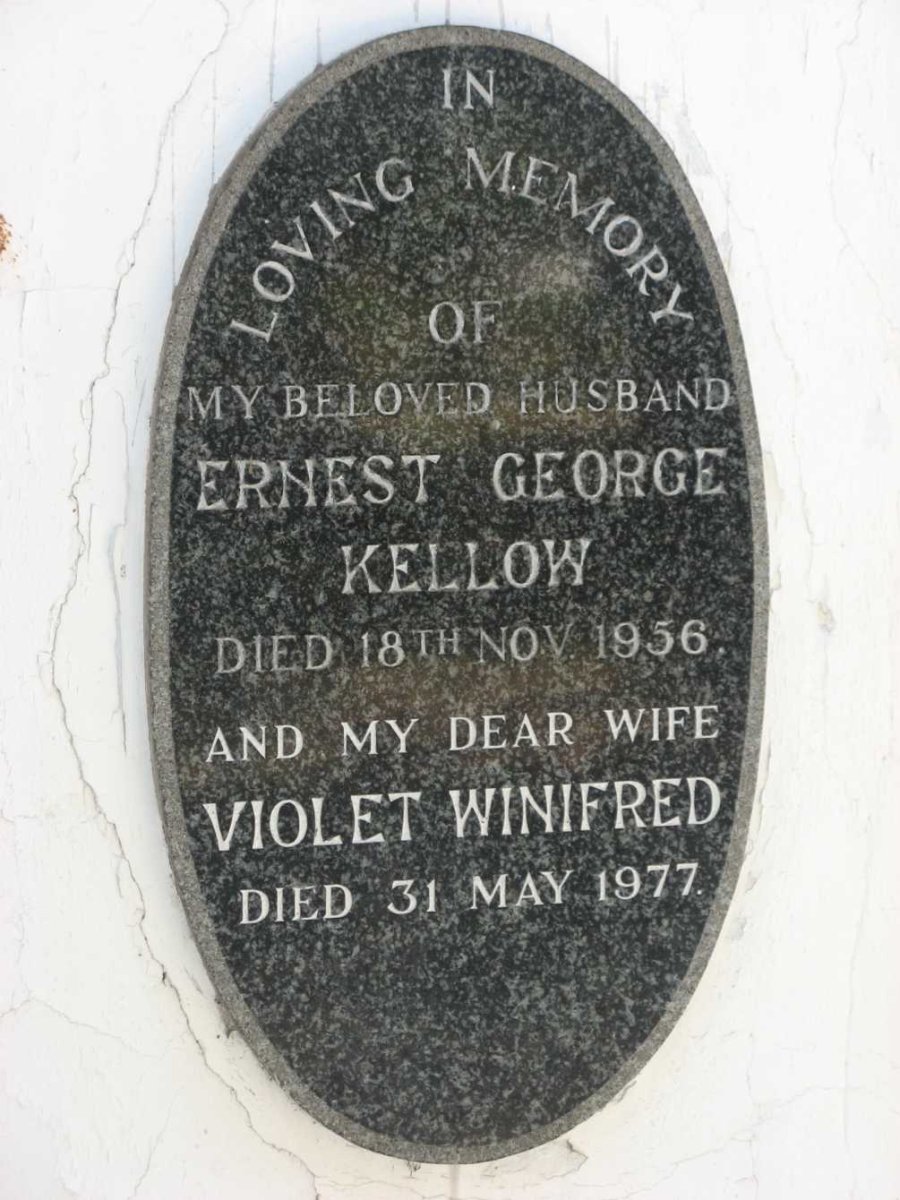KELLOW Ernest George -1956 &amp; Violet Winifred -1977