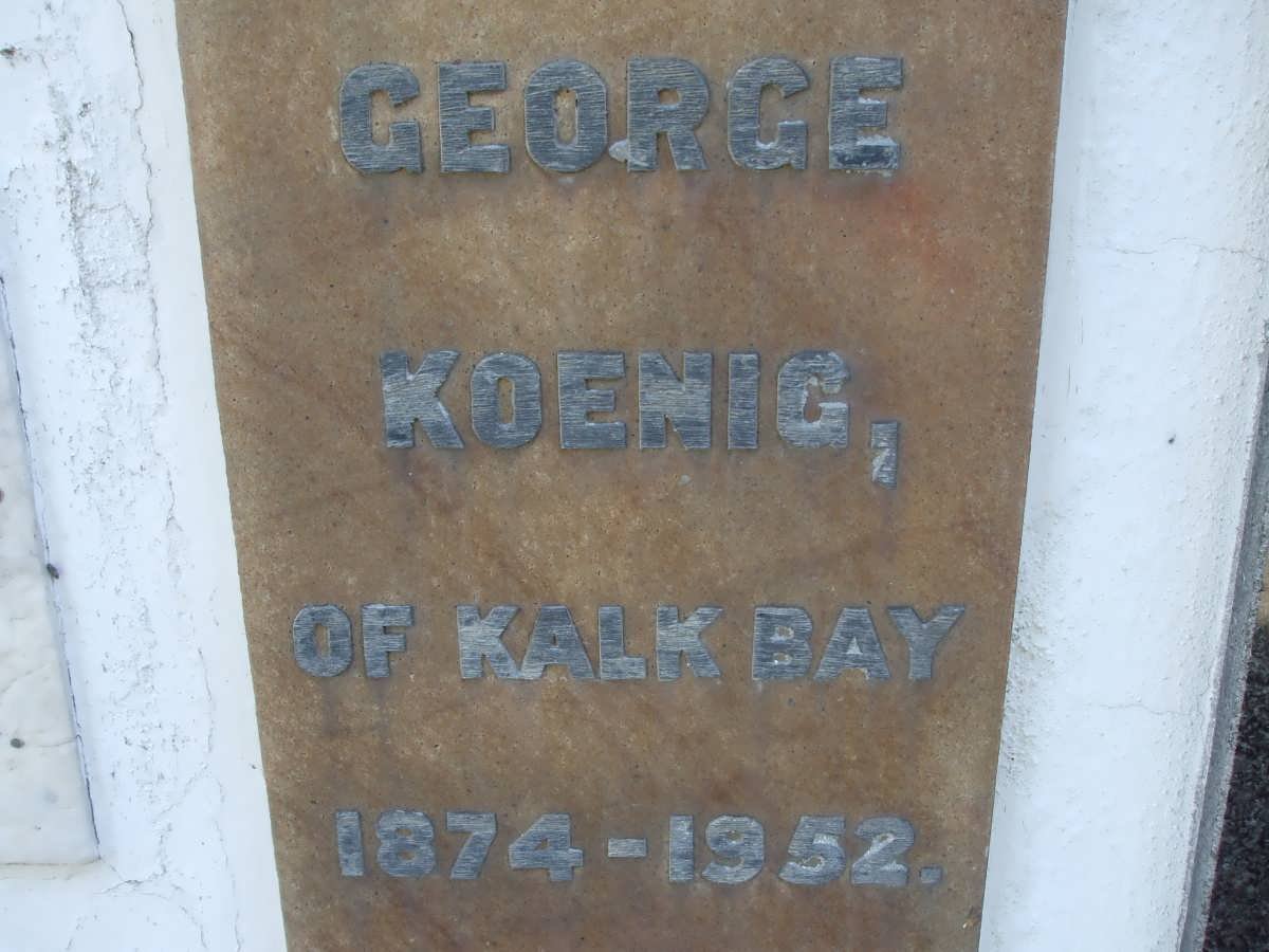 KOENIG George 1874-1952