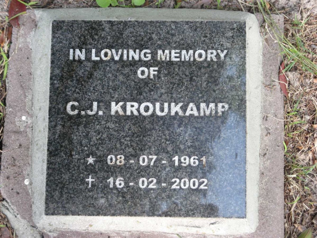 KROUKAMP C.J. 1961-2002